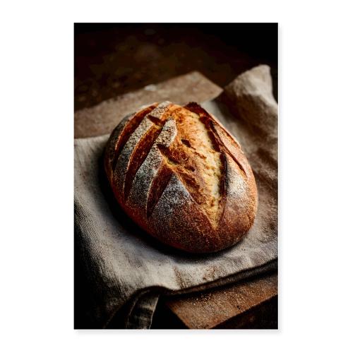 Homestyle Loaf on Linen - Poster 24x36
