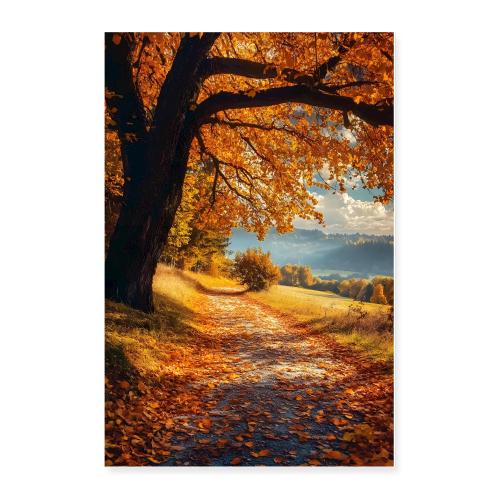 Golden Floor of Autumn - Poster 24x36