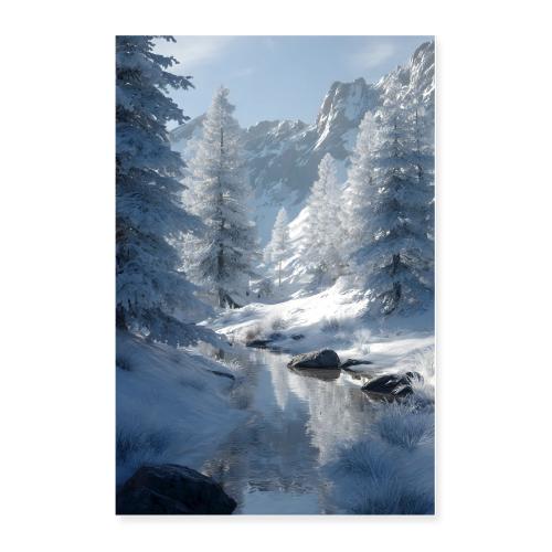 Winter's Reflection - Poster 24x36