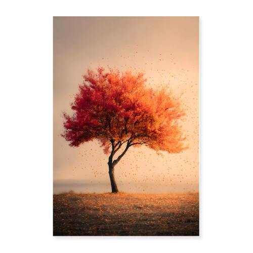 Autumn: Embers of the Setting Sun - Poster 24x36