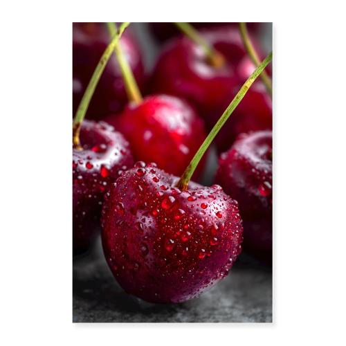 Cherries: Scarlet Luster - Poster 24x36