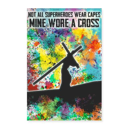 Mine Wore A Cross - Poster 24x36