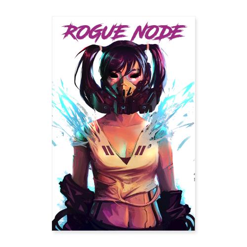 ROGUE NODE POSTER WHITE BACK - Poster 24 x 36 po