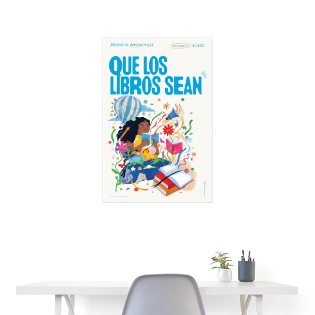 Let Books Be Poster by LoveIs Wise (Spanish)