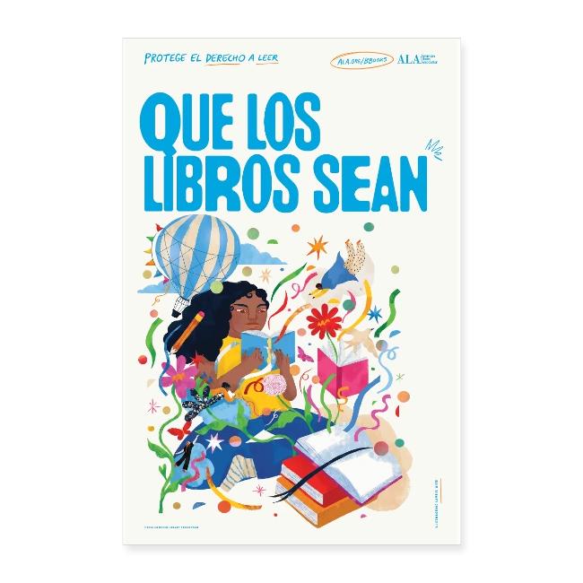 Let Books Be Poster by LoveIs Wise (Spanish)