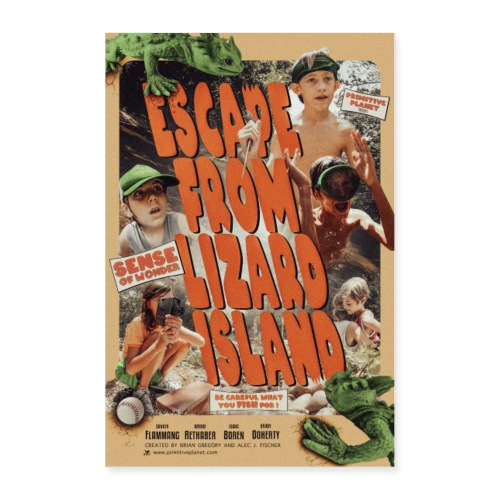 Escape from Lizard Island - Short Film - Poster 24x36