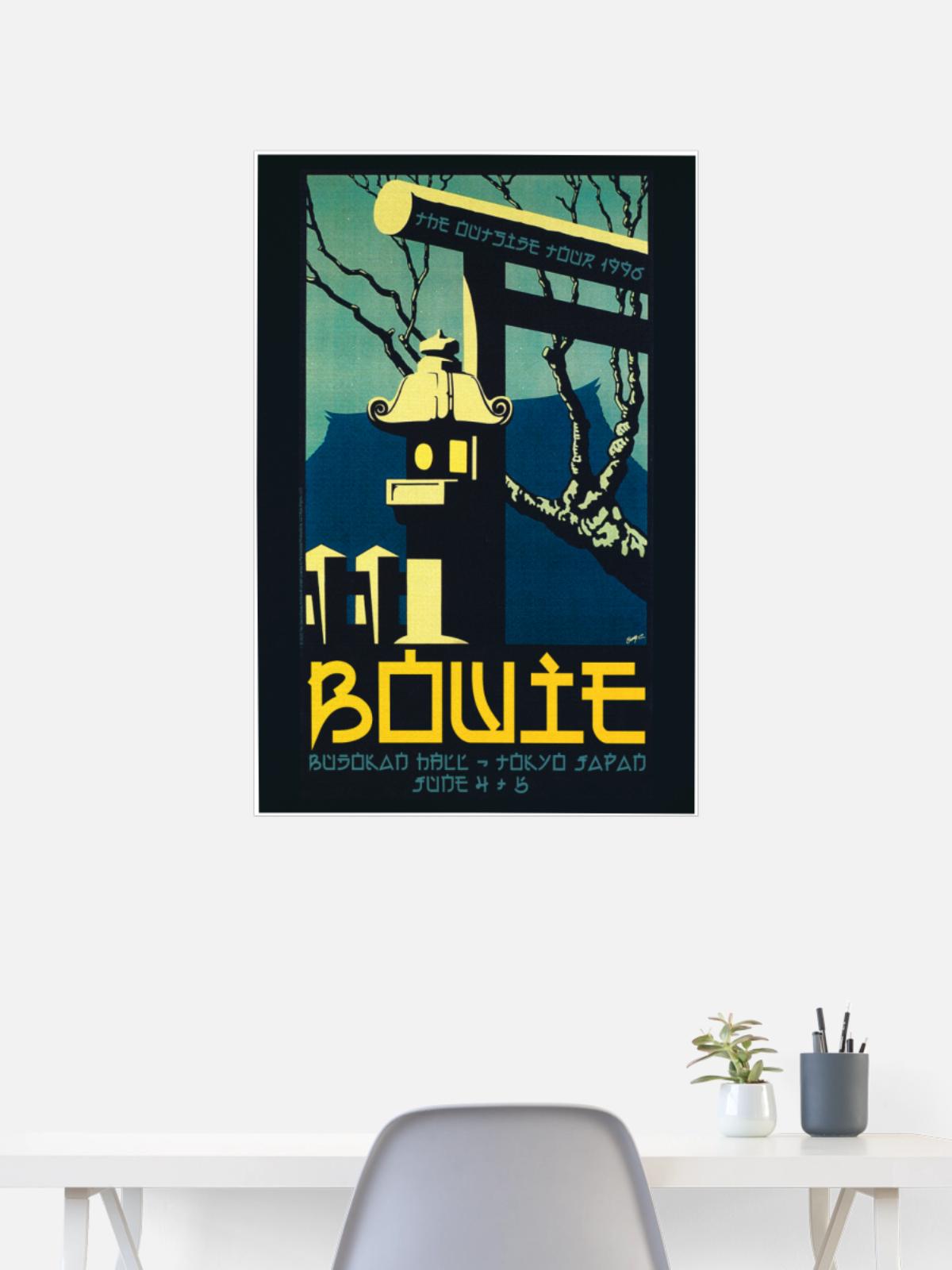 David Bowie Poster The Outside Tour 1996 - Poster 24x36 - white - Front