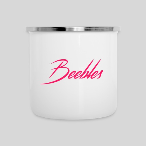 Pink Beebles Logo - Camper Mug