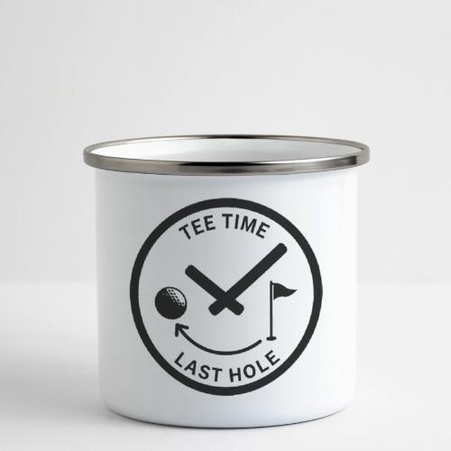 Tee Time Last Hole - Golf Addict Gift Tee for Men - Camper Mug