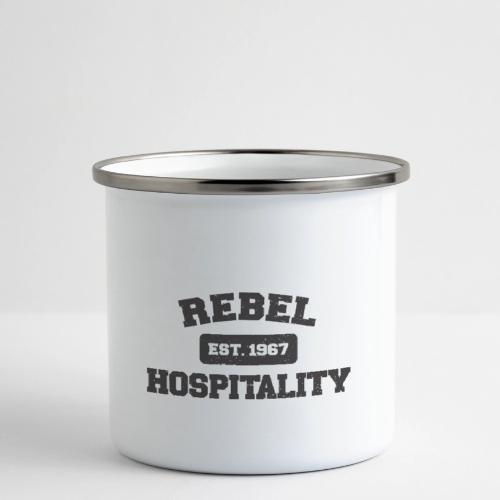 REBEL HOSPITALITY t shirt graphic - Camper Mug