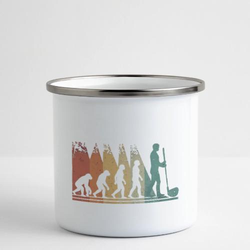 Evolution of Golf - Golf Dad Gift Tee for Men - Camper Mug
