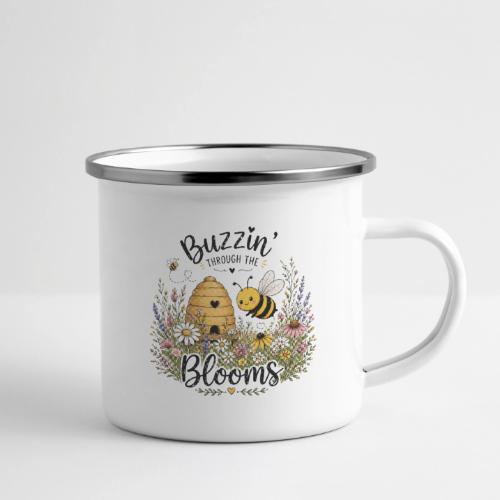 Buzzin' Through The Blooms - Camper Mug