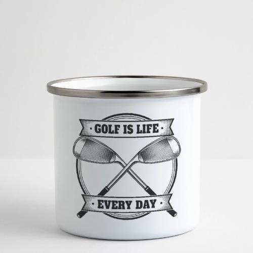 Golf Is Life Every Day - Golf Dad Gift Tee - Camper Mug