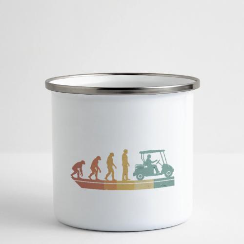 Evolution of Golf Funny Retro Cart Quote - Camper Mug