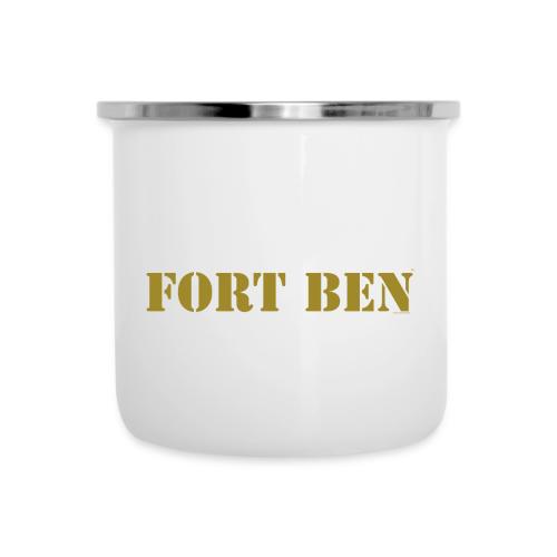 FORT BEN, gold stencil - Camper Mug