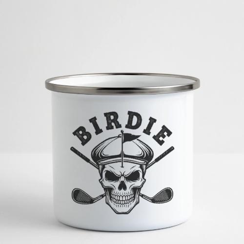 BIRDIE Skull - Golf Player Gift Tee Edgy Skeleton - Camper Mug