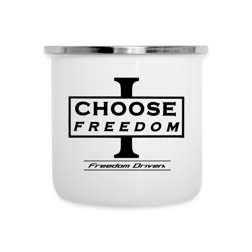 I CHOOSE FREEDOM - Bruland Black Lettering - Camper Mug