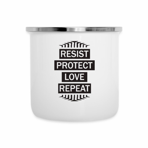 resist repeat - Camper Mug