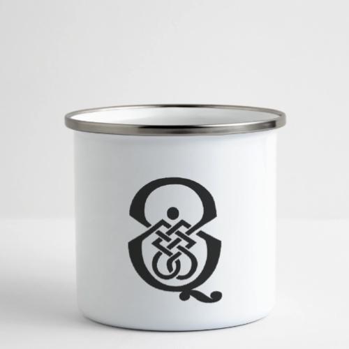qcpb black logo - Camper Mug