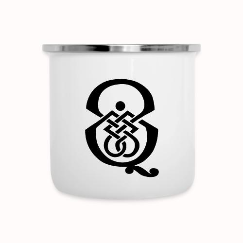 qcpb black logo - Camper Mug