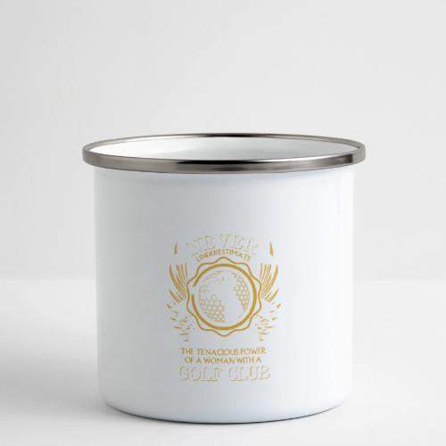 Fierce Women Golfers: Tenacious Power on the Golf - Camper Mug