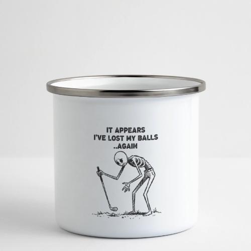 Unisex Golf Skeleton T-Shirt Funny Lost My Balls - Camper Mug