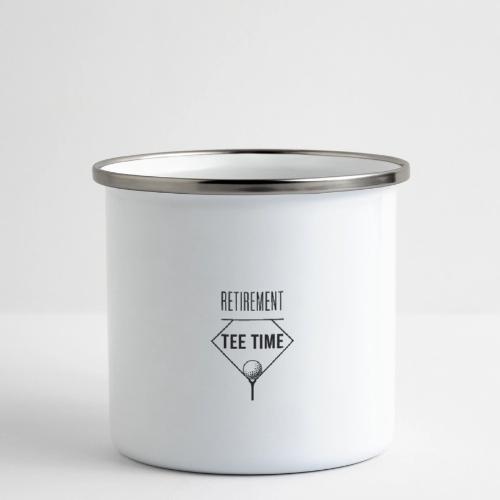 Retirement Tee Time - Golf Dad Gift Tee for Men - Camper Mug