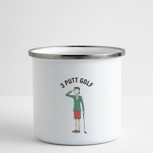 Golf T-Shirt Funny 3 Putt Salute Classic Style - Camper Mug