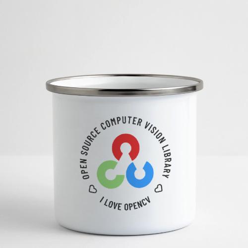 I Love OpenCV (Dark Logo) - Camper Mug