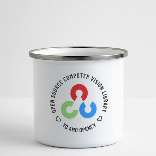Yo Amo OpenCV (Dark Logo) - Camper Mug