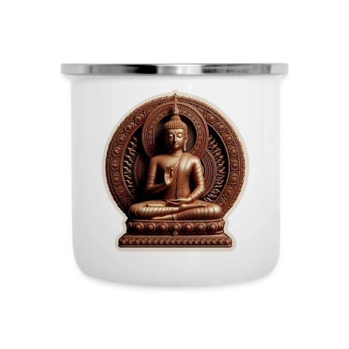 Buddha Statue in meditation and Hand Mudra - Camper Mug