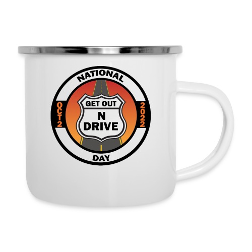 National Get Out N Drive Day Office Event Merch - Camper Mug