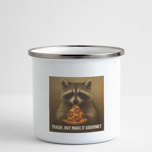 Gourmet Pizza Raccoon - Camper Mug