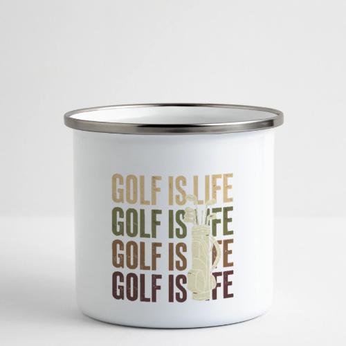 Golf Is Life - Vintage Golf Tee - Camper Mug