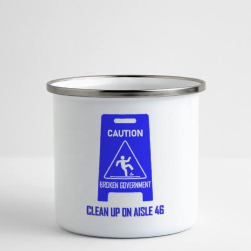 Broken Government 46 Blue - Camper Mug