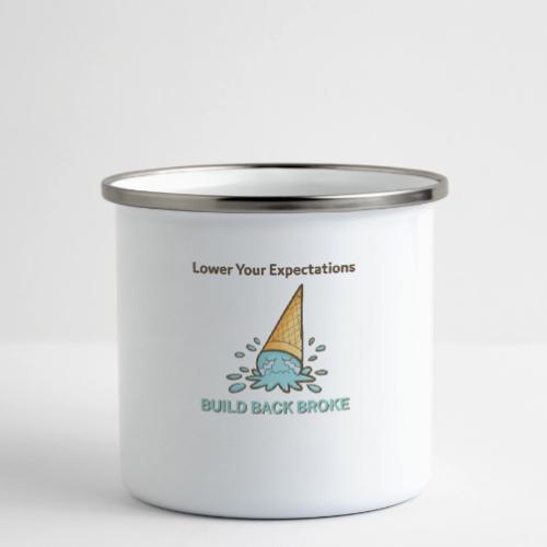 Ice Cream Build Back Broke - Camper Mug