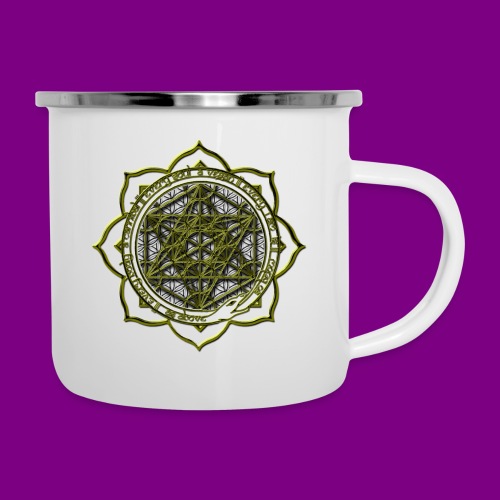Energy Immersion, Metatron's Cube Flower of Life - Camper Mug