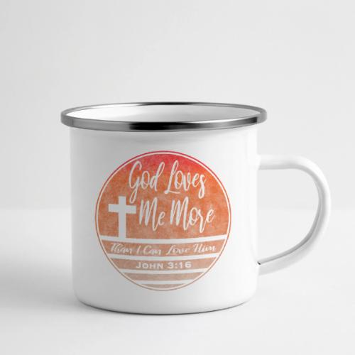 God Loves Me More Shirt – John 3:16 Christian - Camper Mug