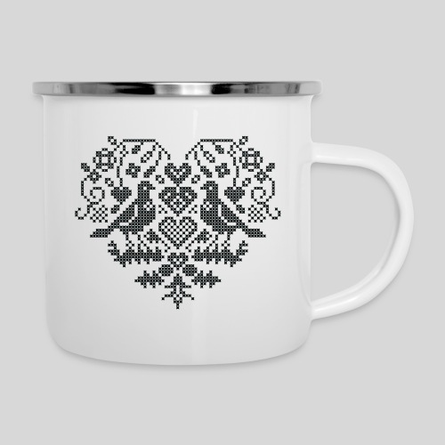 Serdce (Heart) BoW - Camper Mug