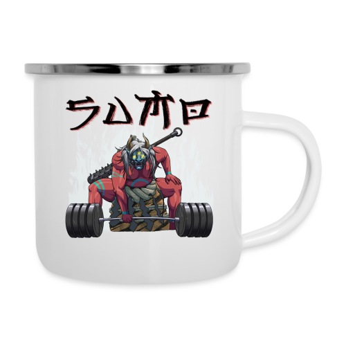 Sumo Red Oni (Black Text) - Camper Mug