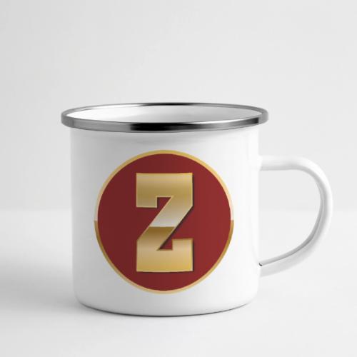 Letter Z – Capital Varsity Alphabet Monogram - Camper Mug