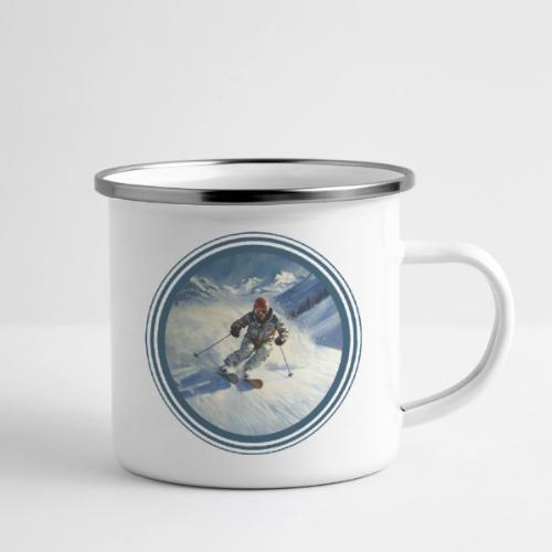 Skiing Power Moves - Camper Mug