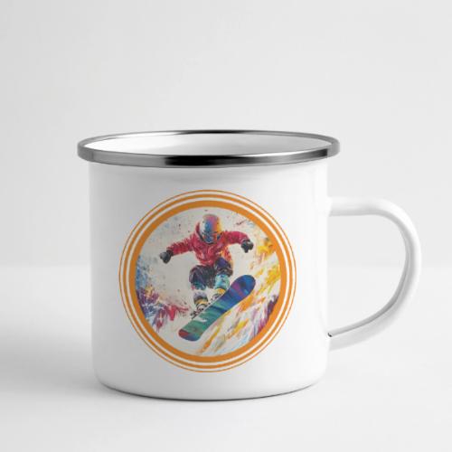 Snowboarding Horizon - Camper Mug