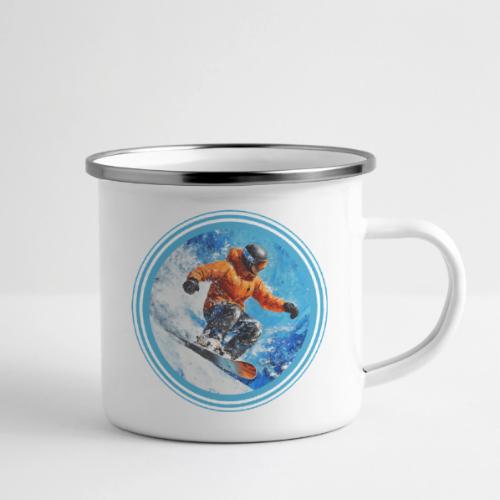 Snowboarding Motion - Camper Mug