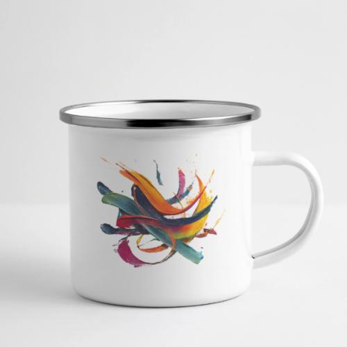 Colorful Waves - Camper Mug