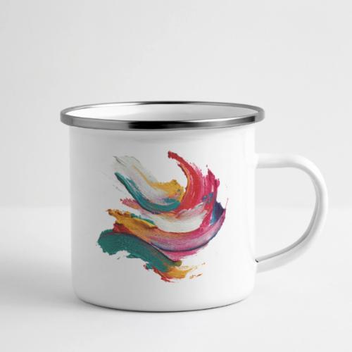 Colorful brushstrokes - Camper Mug