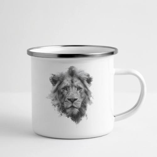 Lion: Monochrome King - Camper Mug