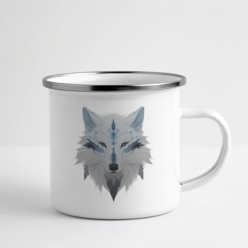 Ivory Grace Wolf - Camper Mug