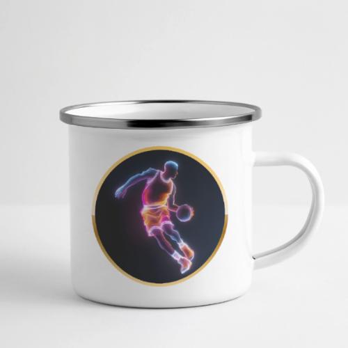 Neon Basketball Player - Camper Mug