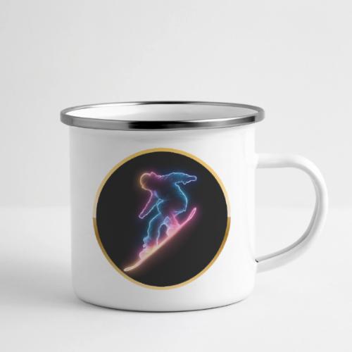 Snowboarding: Neon Snow Drift - Camper Mug